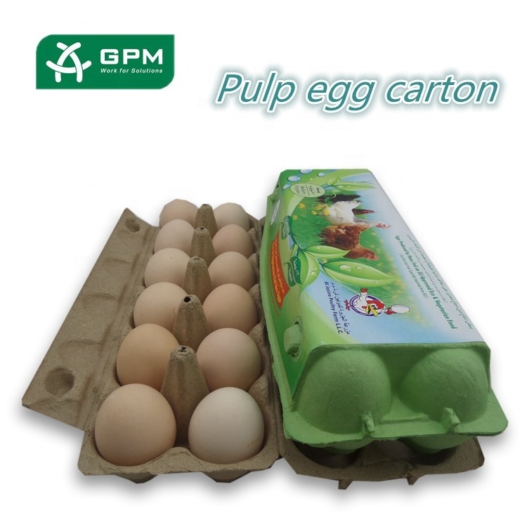 Eggs Box Tray Chicken 12 Holes Pulp Mould Mold Duck Manufacture Pink 6 Pack Cartoon 10 Cell 18 12Holes Paper Packing Egg Carton