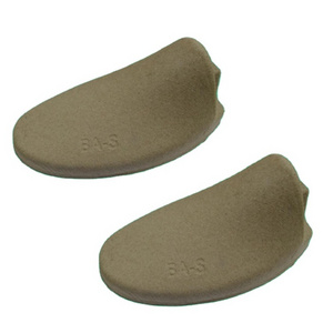 Natural color custom biodegradable recycled pulp molded cardboard shoe inserts