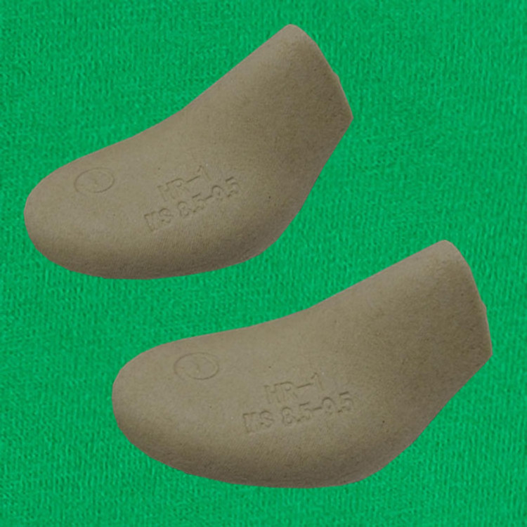 Natural color custom biodegradable recycled pulp molded cardboard shoe inserts