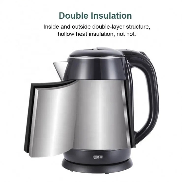 Electric Stainless Steel Water Kettle 2L Hot Sale High Quality Thermostat Control Home Hotel Kitchen Tea Maker