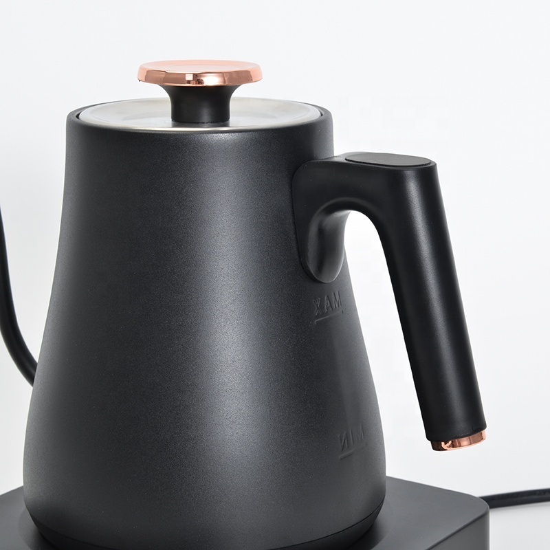 Digital Electric Gooseneck Coffee Tea Kettle 1L Portable Cordless Pour Over Fast Multi-Temperature Control Electric Kettle