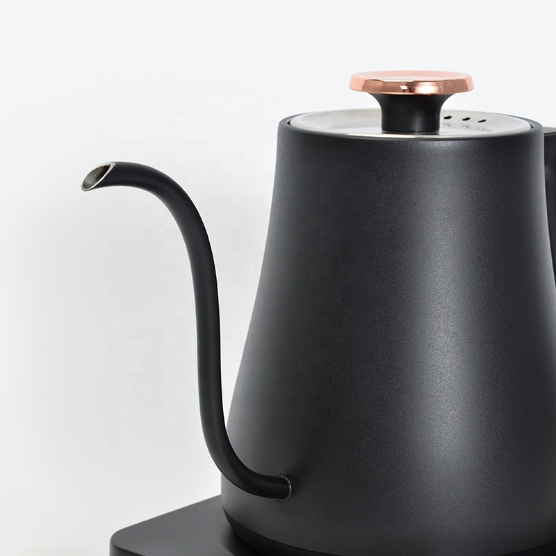 Digital Electric Gooseneck Coffee Tea Kettle 1L Portable Cordless Pour Over Fast Multi-Temperature Control Electric Kettle