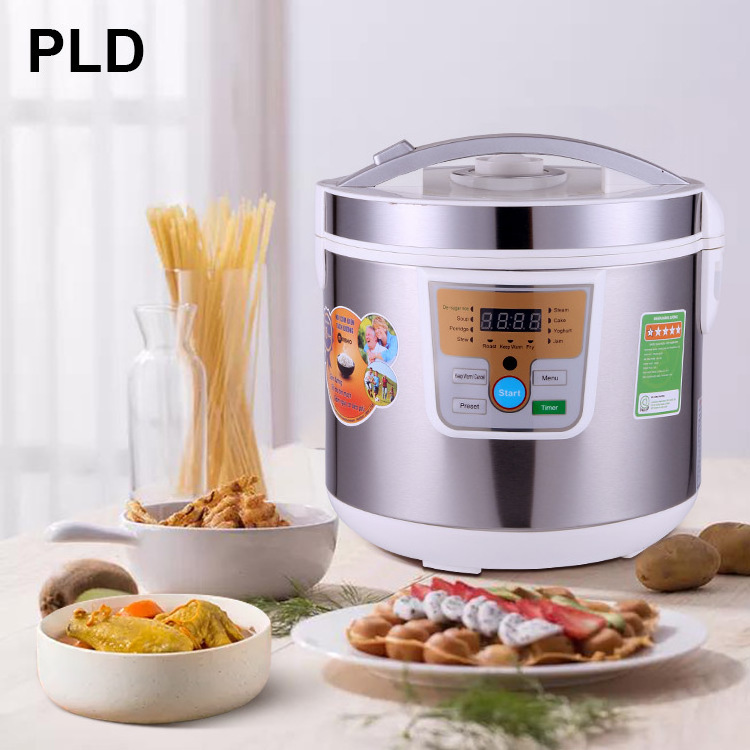 PLD wholesale Restaurant 860W 5L 24 hour smart booking 12 kinds of cooking function selection home Appliances Multi Cooker