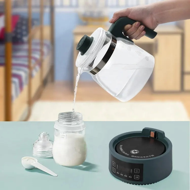 1200ml Kettle Baby Smart Milk Foam Maker Thermostat Constant Temperature Water Warmer Glass Electric Kettle