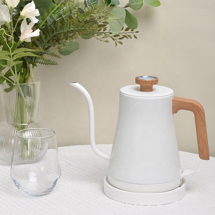 electric drip kettle coffee pot white ramben electric pour over coffee kettle with thermometer