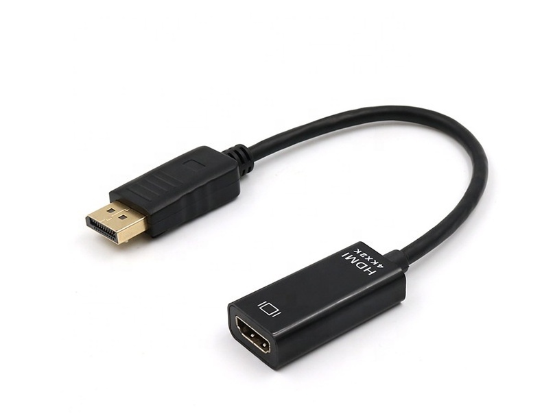 4K x 2K DP to HDMI Adapter Display Port Male To Female HDMI Cable Converter Adaptor For Projector Display Laptop TV