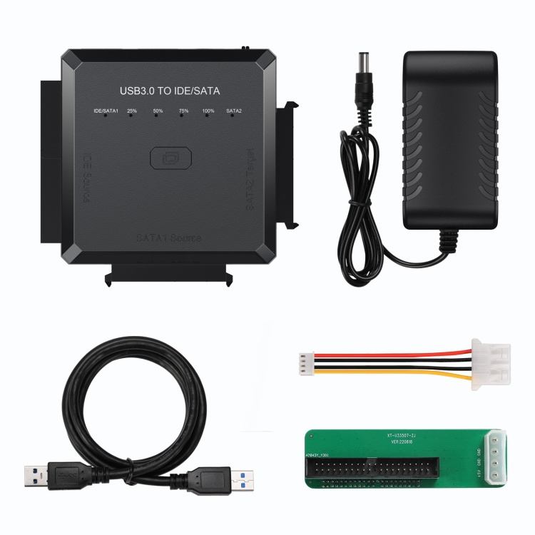 Wholesale Cheap Price USB3.0 2.0 to SATA or IDE Hard Drive Adapter Converter With Clone Function TV Monitoring Equipment Adapter