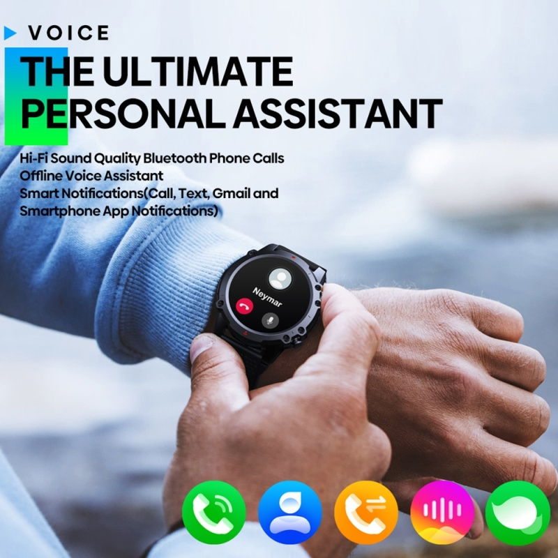 High Quality wholesale Zeblaze Vibe 7 Lite 1.47 inch IPS Screen 3 ATM IP69K Waterproof Smart Watch, Support Voice Call