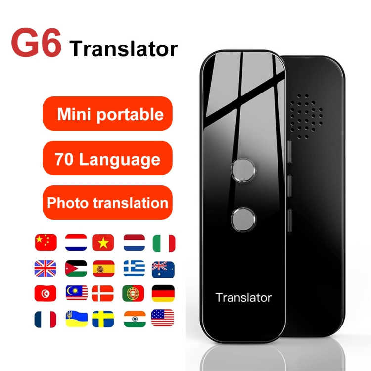 Portable business learning G6 smart translator pens multi language translation pen voice translate machine language