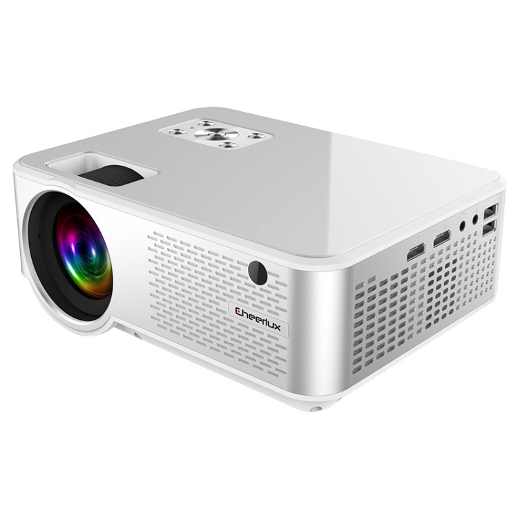 Cheerlux C9 1920x1080P HD V53 Same Screen LCD night light 5000 LM Home Theater Smart Projector