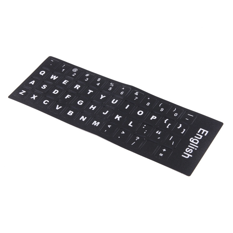 Free Keyboard Film Cover Independent Paste English Keyboard Stickers for Laptop Notebook Computer Keyboard