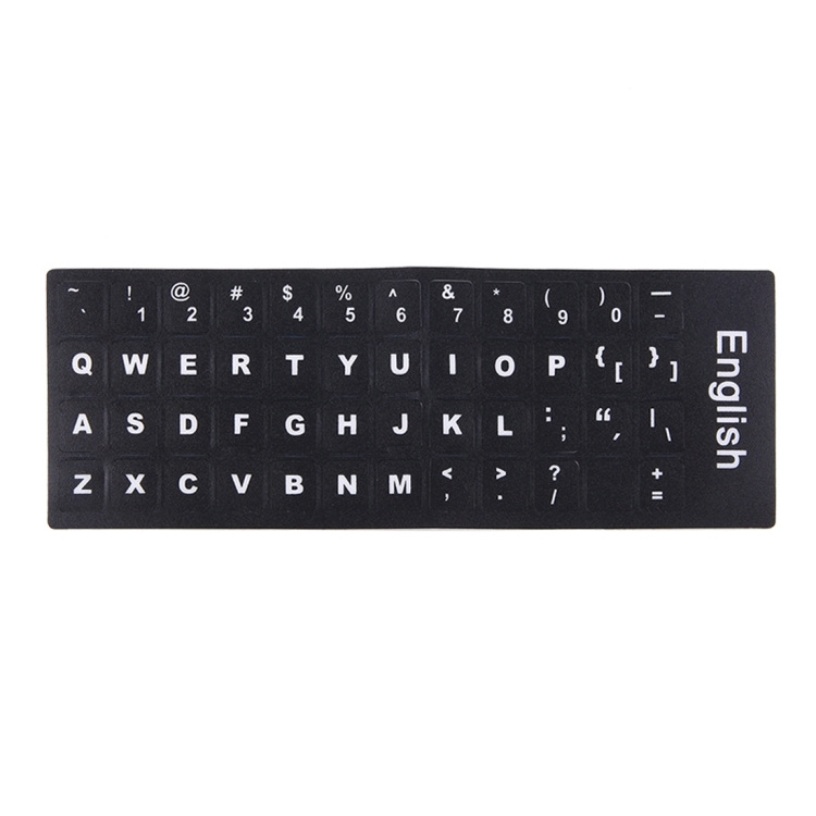 Free Keyboard Film Cover Independent Paste English Keyboard Stickers for Laptop Notebook Computer Keyboard