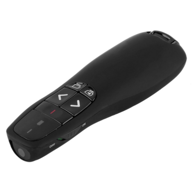 2.4G PPT Presentation Lazer Pointers R400 15m Wireless Remote Control USB Multimedia Presenter with Laser for Projector / Laptop