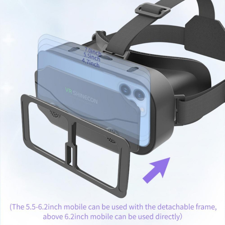 Factory Price VRSHINECON G13 Virtual Reality VR Glasses Mobile Phone Movie Game 3D Digital Glasses