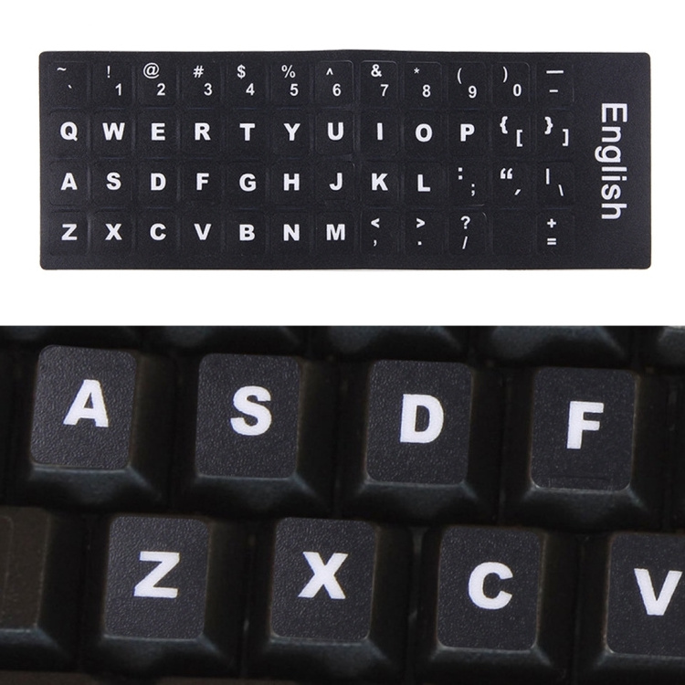 Free Keyboard Film Cover Independent Paste English Keyboard Stickers for Laptop Notebook Computer Keyboard