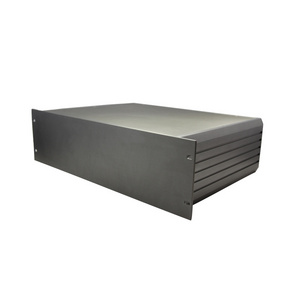 PD001-3U desktop 3u server case customized stainless steel 2u 19u rack mount chassis black anodized extruded aluminum enclosure