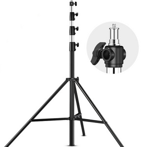 4M Heavy Duty Photography Steel Tripod Light Stand Lighting Stands with Buffer Spring for Video Studio Flash Light Umbrella