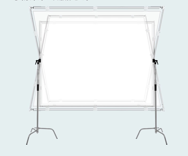 New Sell 2*2.5M studio equipment Photo Studio Softbox Screen Board Accessories lighting kit for Magic Leg C Light Stand