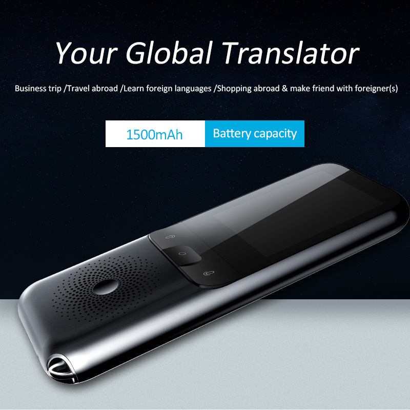 LATEST T11 Intelligent Voice Translator Big Screen Recording Photo WIFI AI Language translators 138 languages Translation