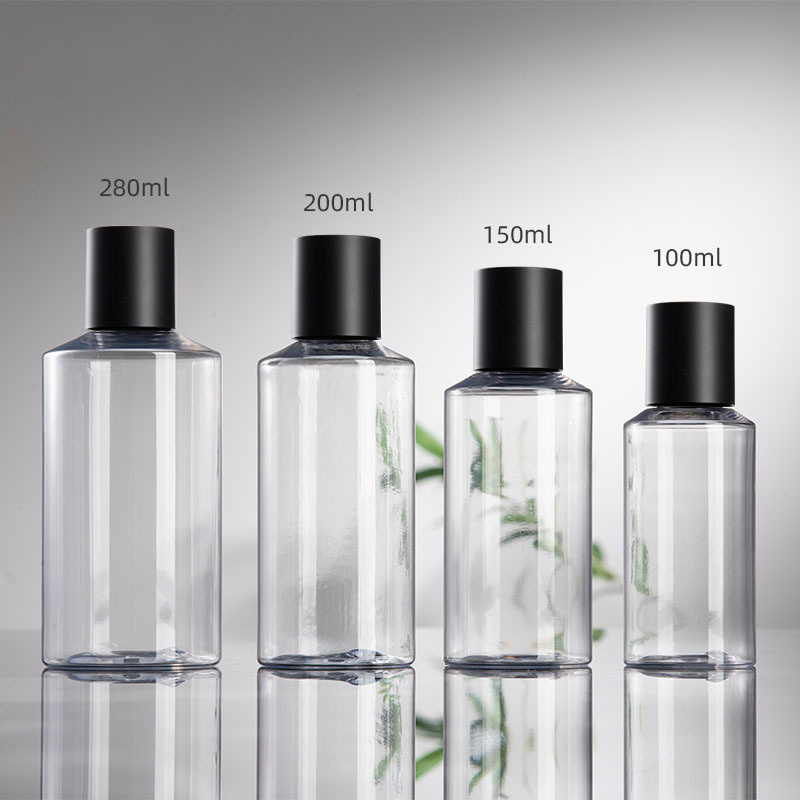 100ml Luxury Plastic Pure Dew Bottle PET Inner Plug Cover Skin Care Cosmetic Packaging 200 ml Empty Pump Plastic Toner Bottle