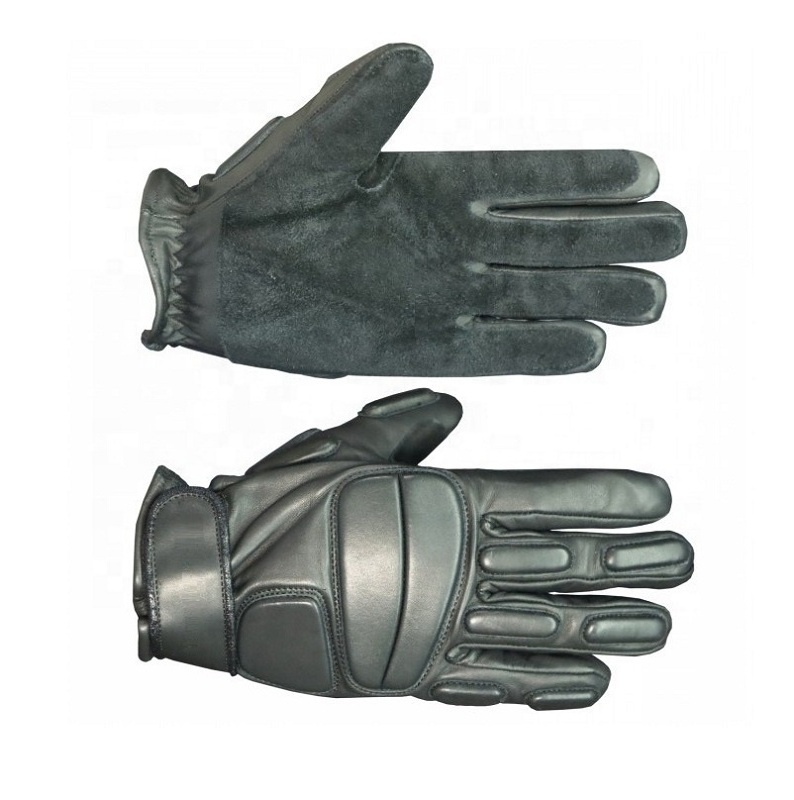 Cut Resistance Goat Suede Palm Chemical Resistant Cold Weather Riding Tactical Gloves CE Approved