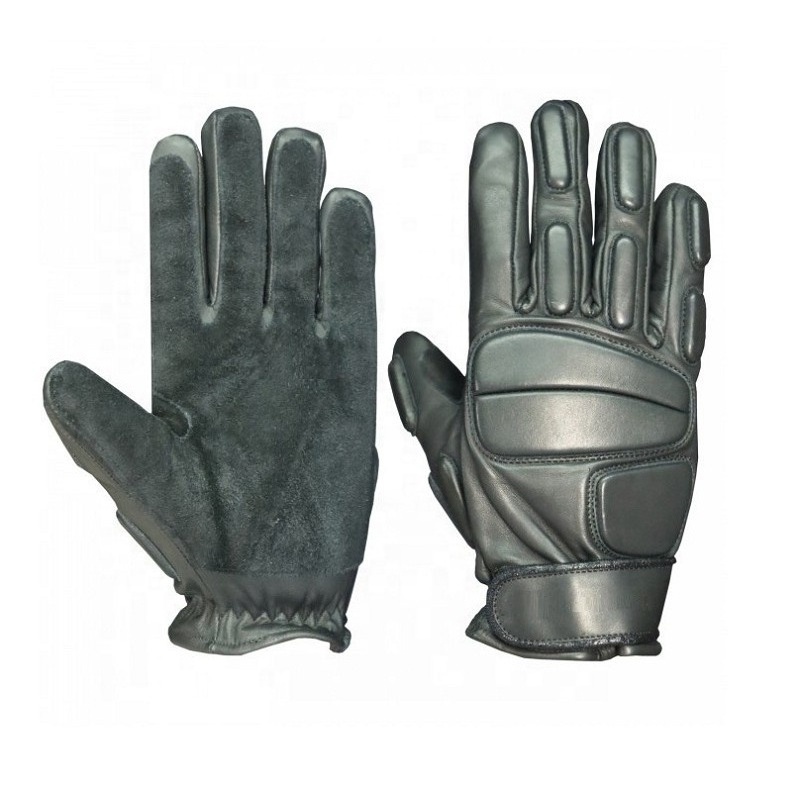 Cut Resistance Goat Suede Palm Chemical Resistant Cold Weather Riding Tactical Gloves CE Approved