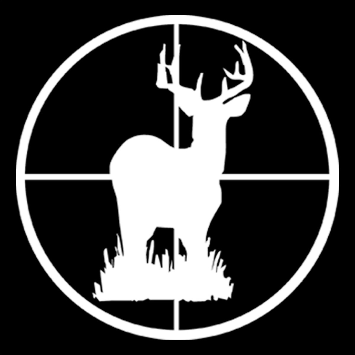 Shooting Deer Target Hunting Decal Car Window Wall Door Bumper Vinyl Sticker Gift Die Cut Decals Laptop window Glass