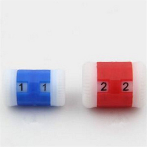 2 Size Mini Plastic Knitting Crochet Row Counter Tally Stitch Large and Small Fits Needle Accessory