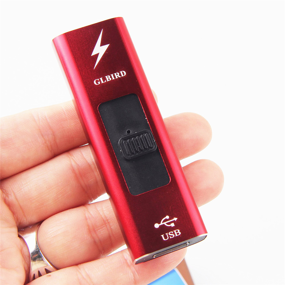 Mini USB Rechargeable Electric Plasma Rechargeable Flameless Arc Lighter Gifts