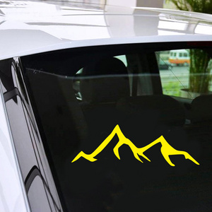 DECAL Mountain Vinyl sticker, wanderlust, adventure wild Car Window Decal Gift Die Cut Decals Latop window Glass