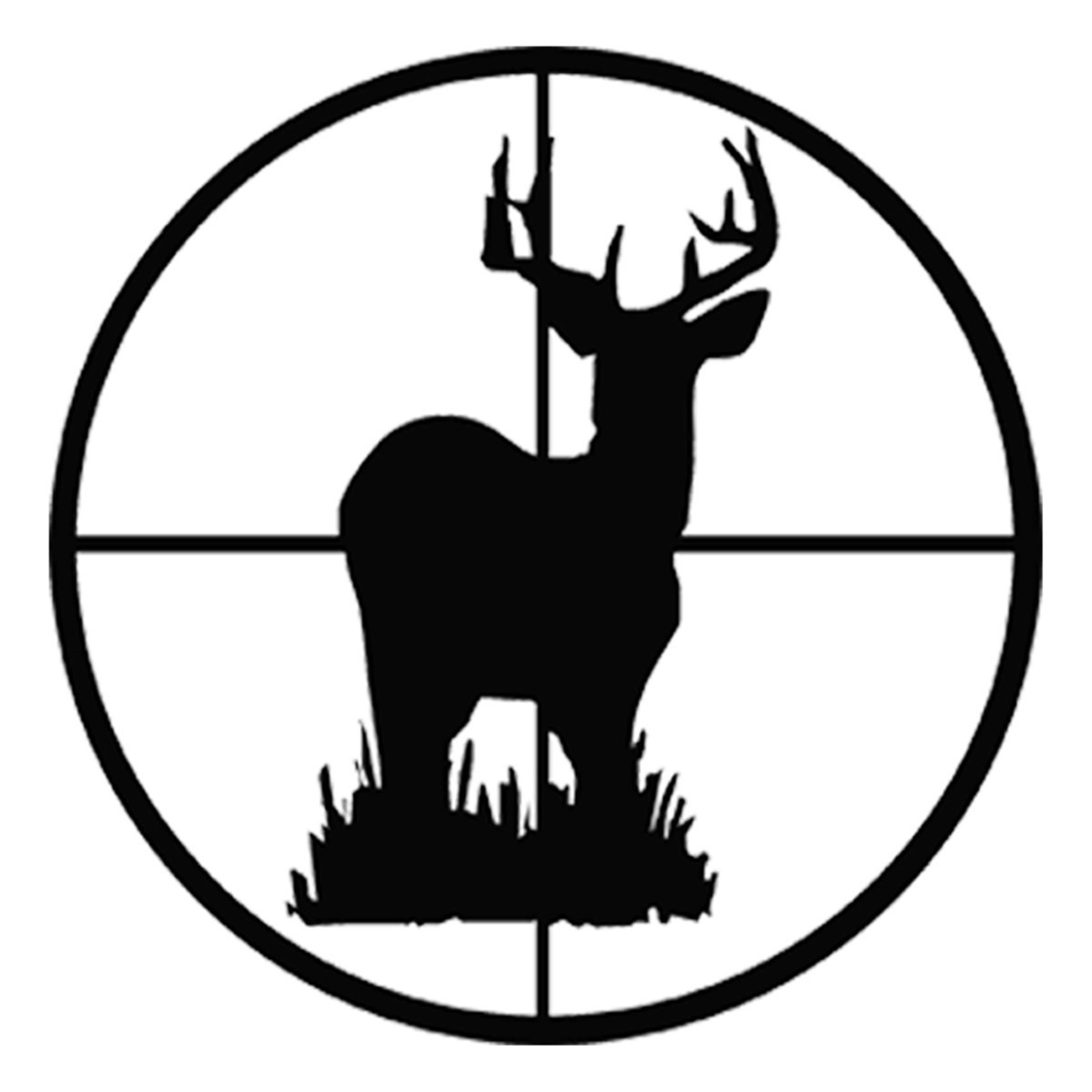 Shooting Deer Target Hunting Decal Car Window Wall Door Bumper Vinyl Sticker Gift Die Cut Decals Laptop window Glass