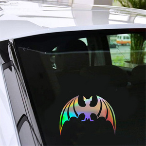 Bat Silhouette Wall Stickers Decor Car Motorcycle Door Removable Vinyl Decal Gift Die Cut Decals Laptop window Glass