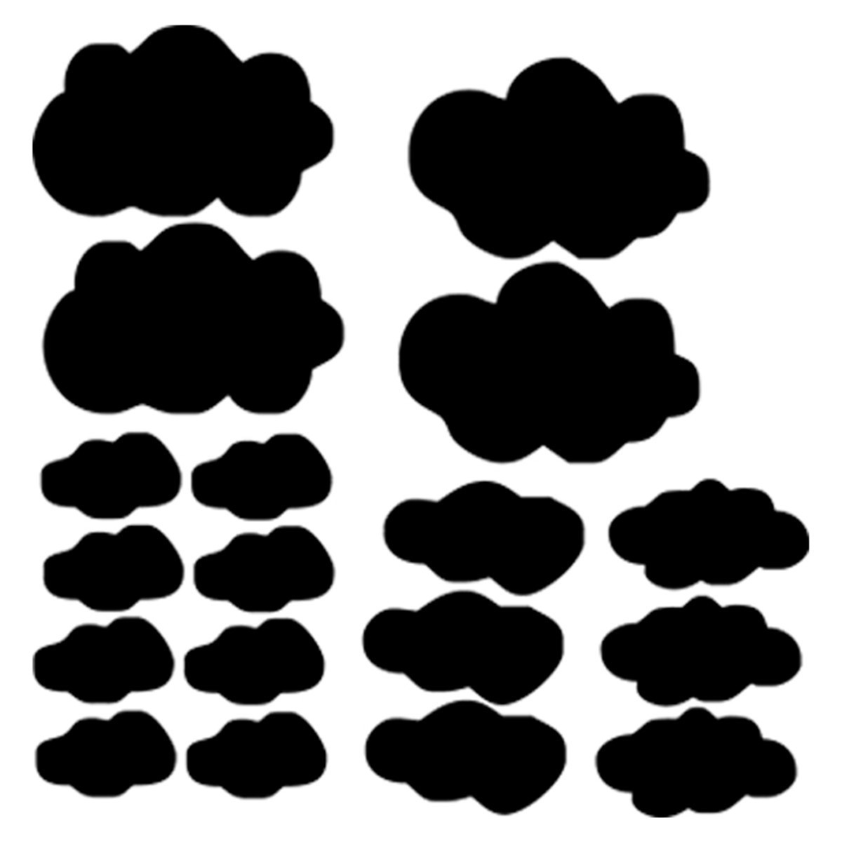 Clouds Funny Sticker Car Window Bumper Vinyl Decal Room Wall Decor Gift Die Cut Decals Laptop window Glass