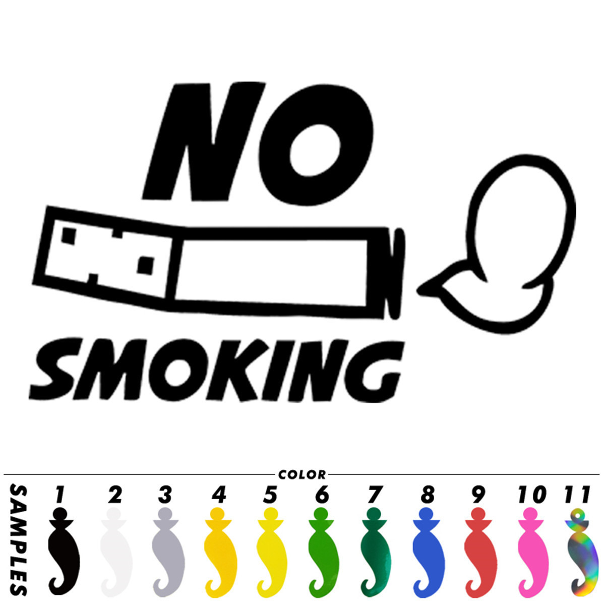 NO SMOKING Sign Sticker Car Office Notice Warning Logos Wall Door Vinyl Decal Gift Die Cut Decals Laptop Window Glass