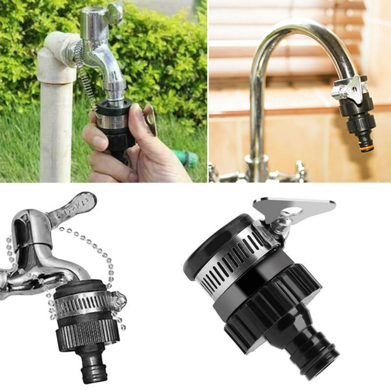 Universal Tap Connector Adapter Kitchen Mixer Tap To Garden Water Hose Pipe Fitt