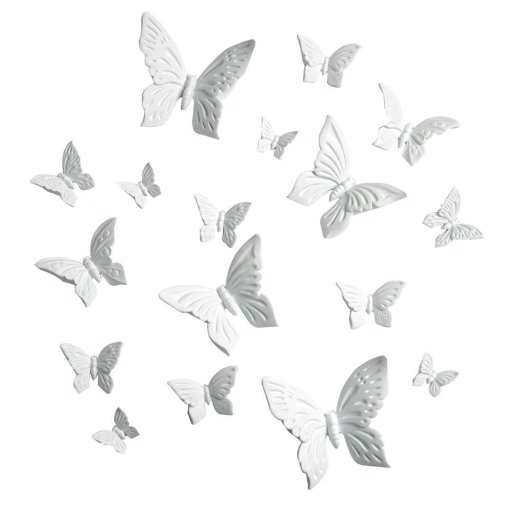 DIY Mirror 3D Butterfly Stickers Bedroom Bathroom Living Room wall decorations for home