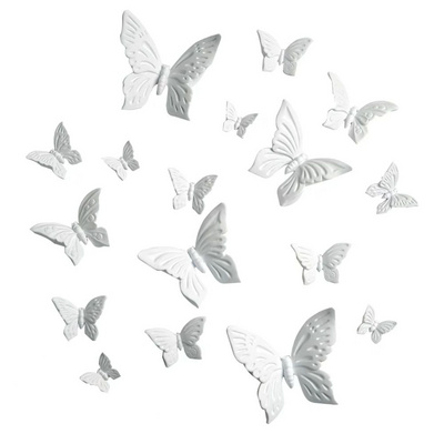 DIY Mirror 3D Butterfly Stickers Bedroom Bathroom Living Room wall decorations for home