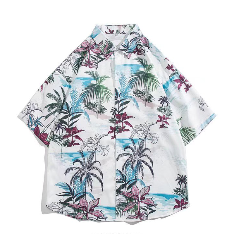 Stock Available Oversized Custom Wwwxxxcom Xxxl T-Shirt  Casual Tropical Beach Hawaiian Shirt