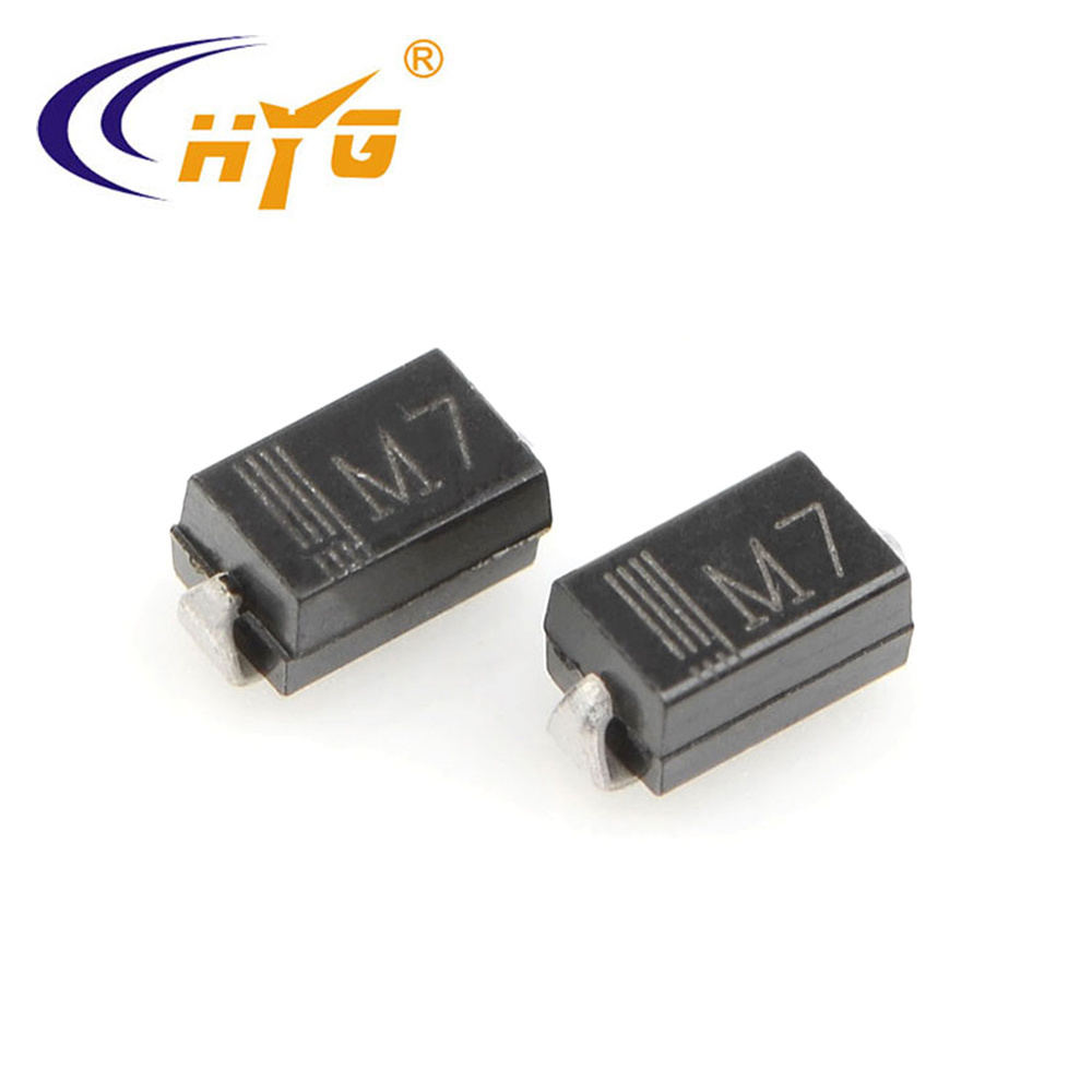 M7 rectifier diode 1A1000V SMA M7 Diode rectifier SMD 1N4007