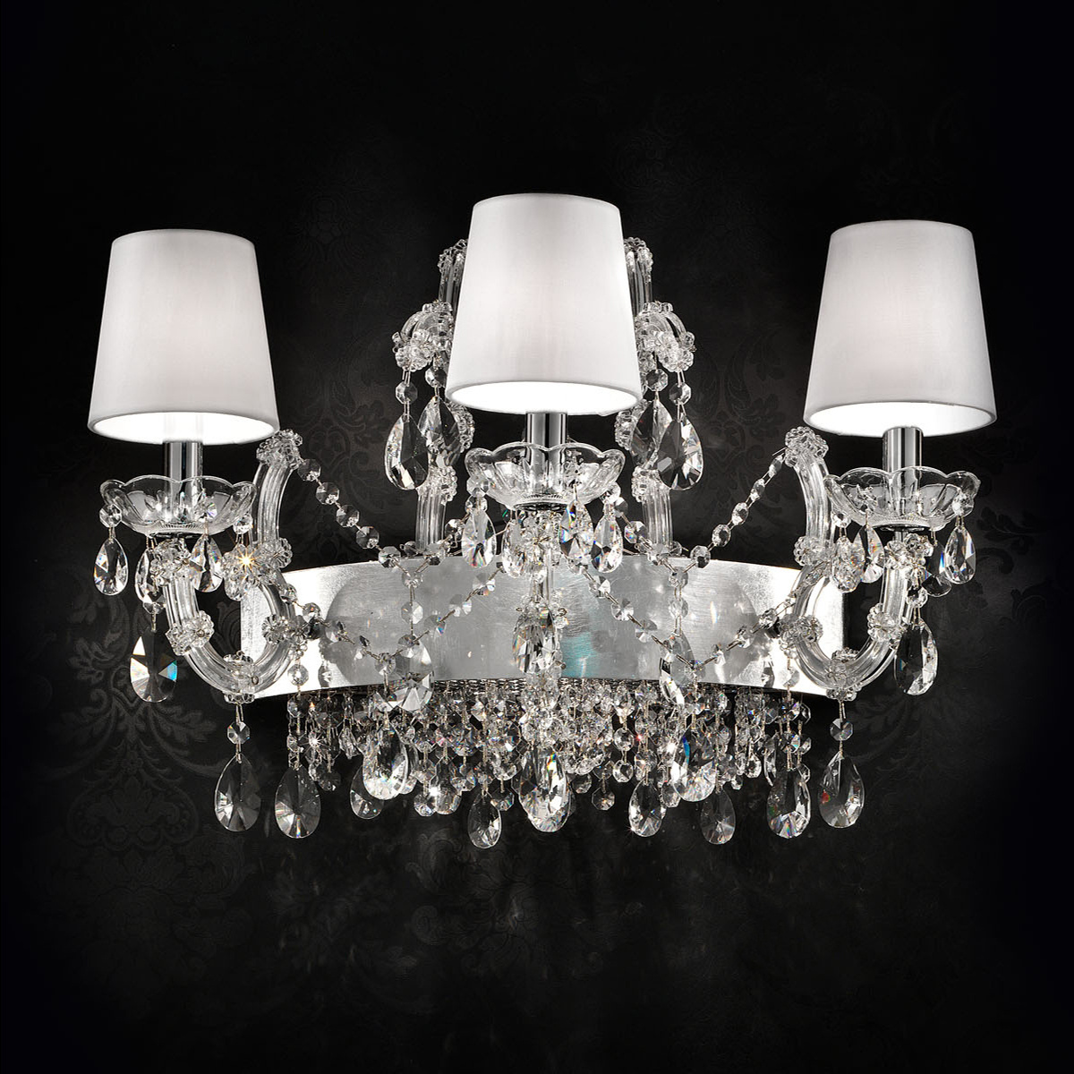 New Design Candle Bulbs Living Room Chandelier French Crystal E14 Ledceiling Lights Black Pendant Light