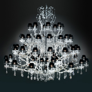 Crystal Chandelier Pendant Light For Indoor Decoration Large Chandelier For High Ceiling