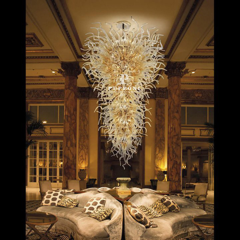 Italian Blown Glass Chandelier G9 Bedroom Ceiling Lights Murano Style Glass Chandelier