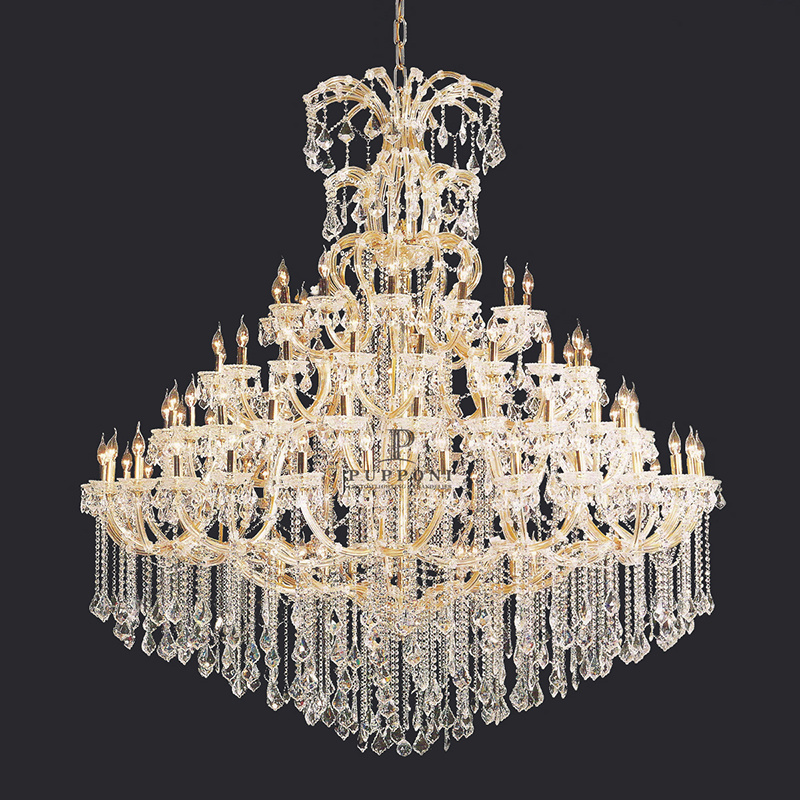 Luxury Maria Style Led Modern Crystal Pendant Light Bedroom Dining Light Fixtures Lighting Gold Chandeliers