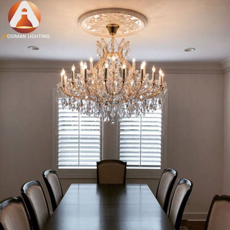 Luxury Living Room Chandeliers Pendant Lights Restaurant Decoration Crystal Chandelier