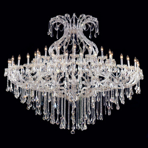 French Style Hotel Ceiling Lighting Art Design Decorative Wedding Luxury K9 Crystal Chandeliers Pendant Lights For Living Room