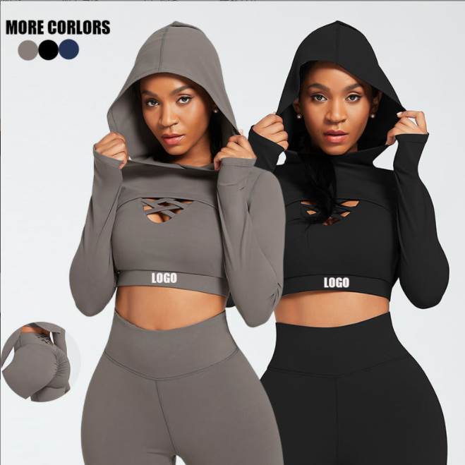 2024 S-XL New Trend fitness & yoga wear Arrival 3 pcs gym fitness sets Gym Wear Workout Clothing Active Yoga Wear Women Set