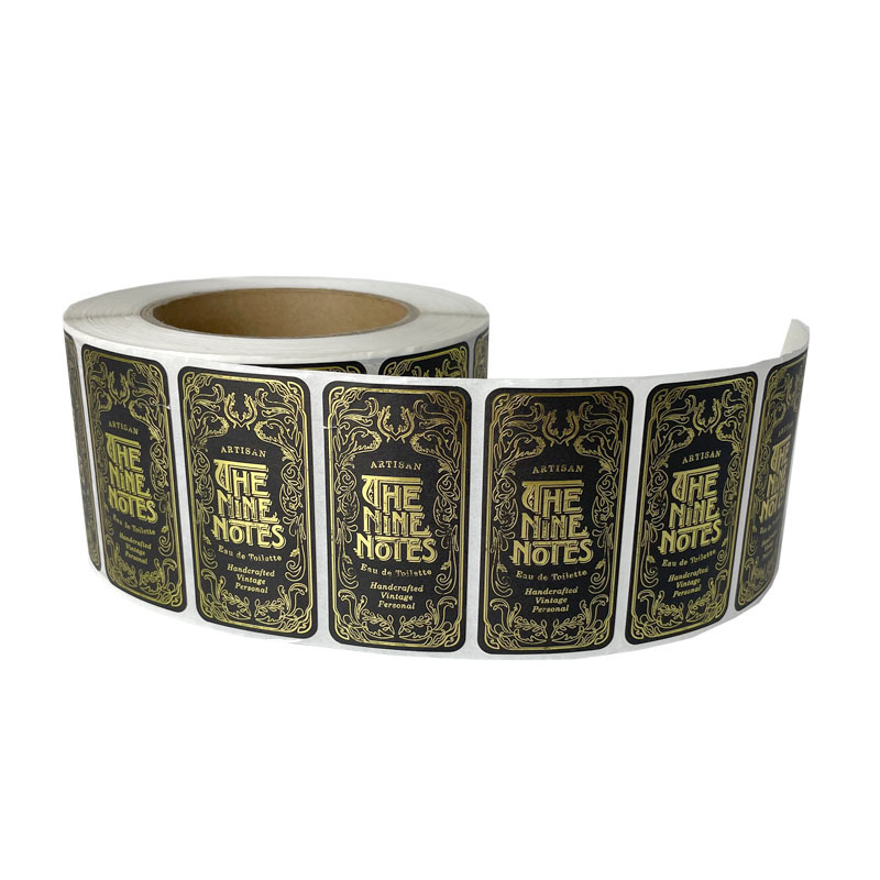 Custom Gilding Label Sticker Roll