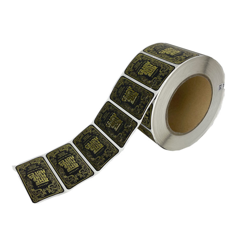 Custom Gilding Label Sticker Roll