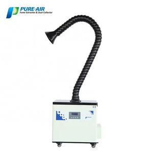 PURE-AIR 110V/220V Smoke Cleaner Knob Adjustment Fume Extractor Soldering  Smoke Absorber Air Purifier Machine