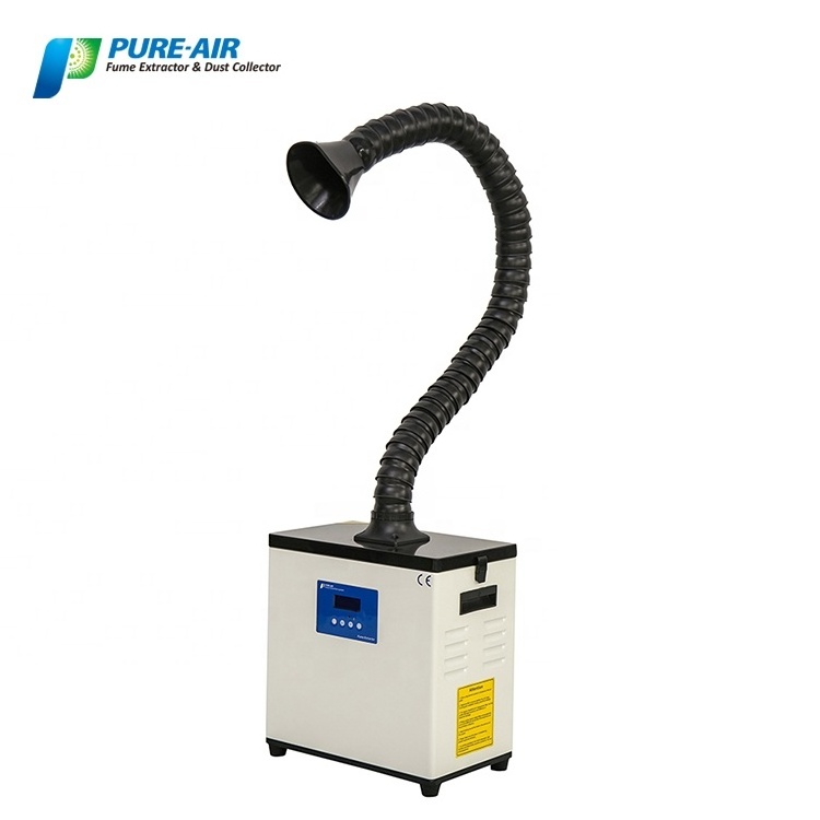 USA Hot Sale Pure Air 200W Strong Suction Portable Fume Extractor Wholesale For Nail Polishing